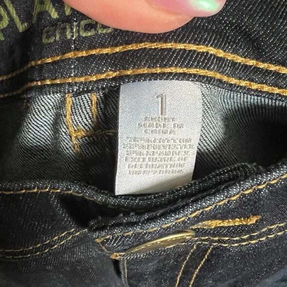 Chico's Platinum Dark Indigo Straight Leg Jeans C202 - Picture 6 of 6